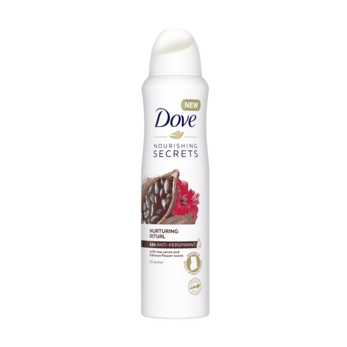 DOVE Raw Coco & Hibiscus, antiperspirant v spreji 150 ml