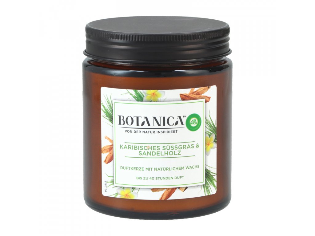 Botanica svíčka - Caribbean Sweet Grass & Sandalwood 205 g